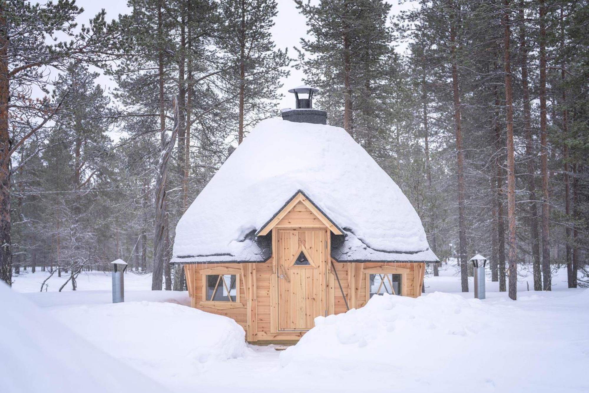 Kuukkeli Log Houses Aurora Cabin - Jaspis Saariselkä Eksteriør billede