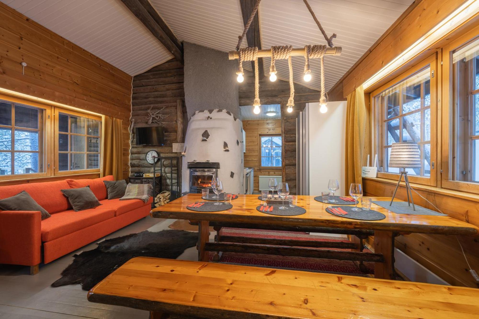 Kuukkeli Log Houses Aurora Cabin - Jaspis Saariselkä Eksteriør billede