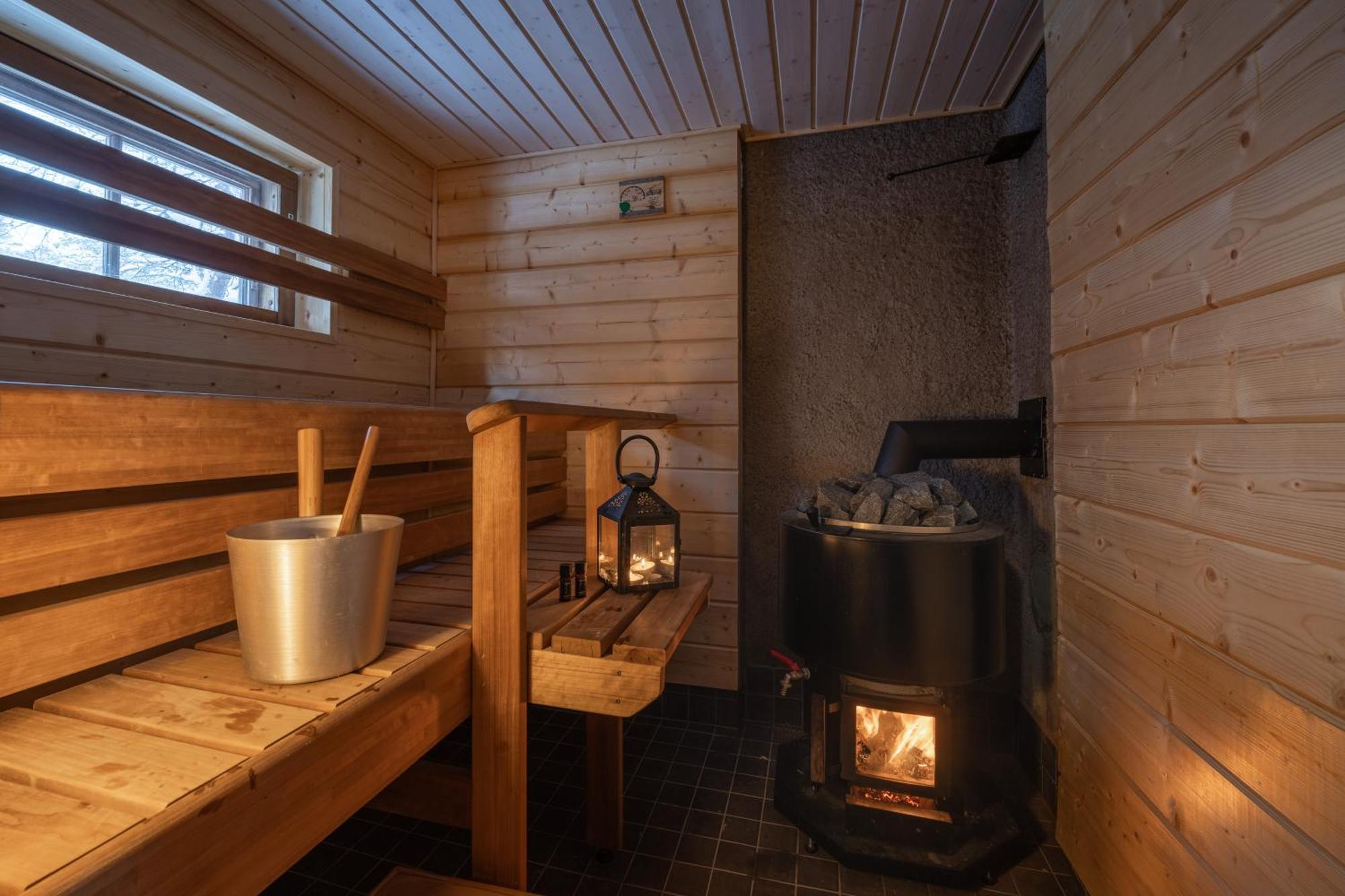 Kuukkeli Log Houses Aurora Cabin - Jaspis Saariselkä Eksteriør billede