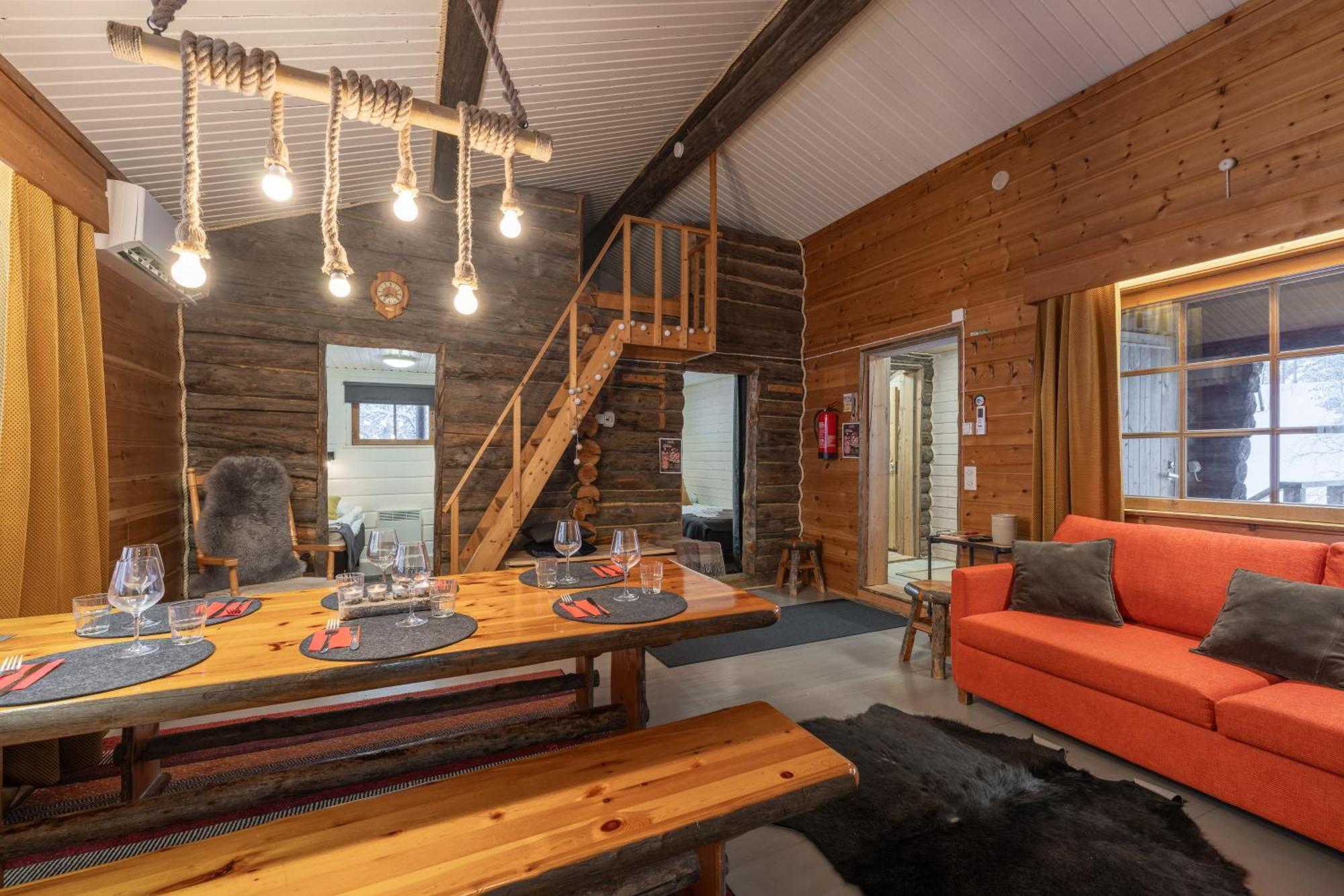 Kuukkeli Log Houses Aurora Cabin - Jaspis Saariselkä Eksteriør billede