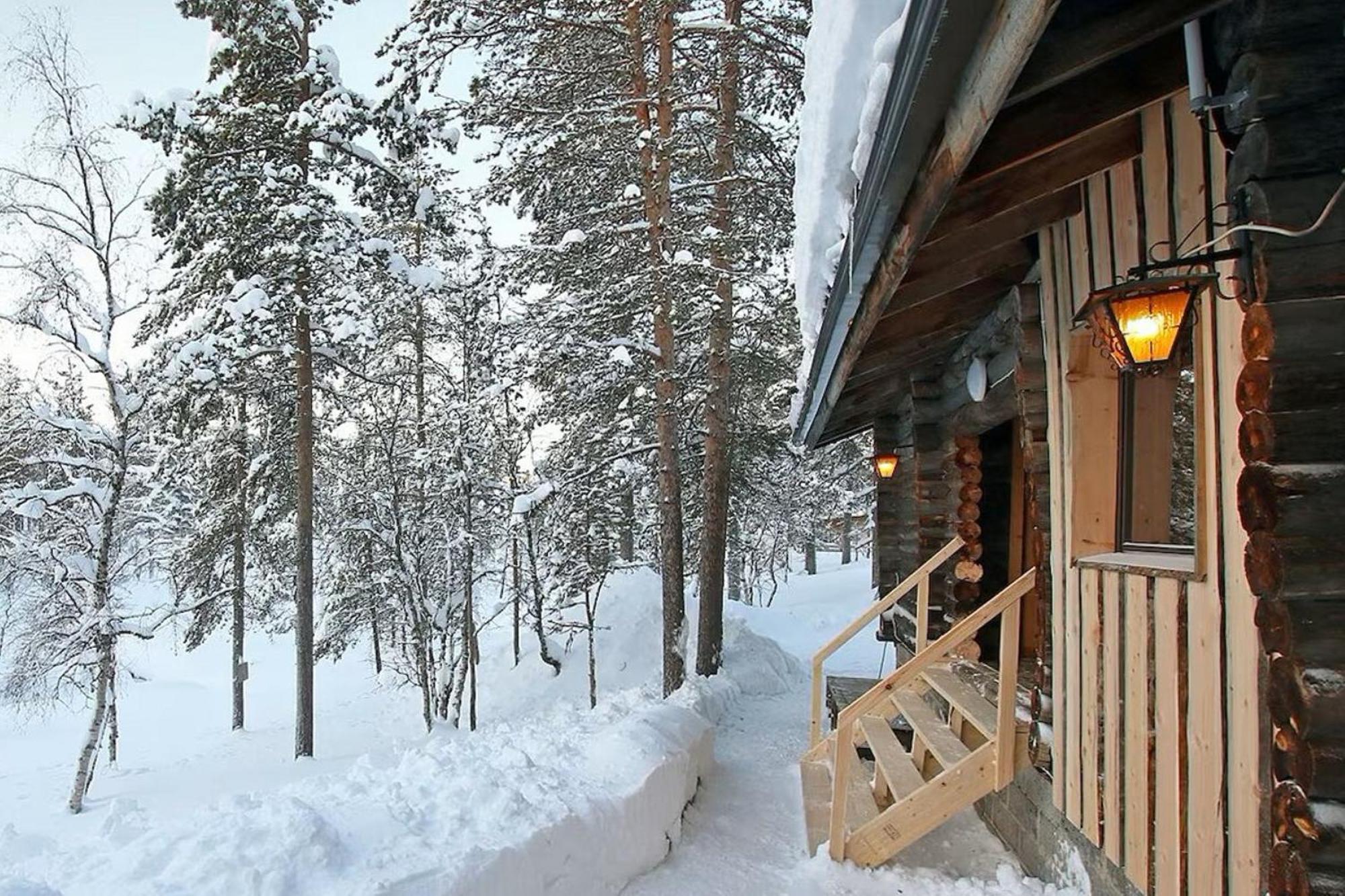 Kuukkeli Log Houses Aurora Cabin - Jaspis Saariselkä Eksteriør billede
